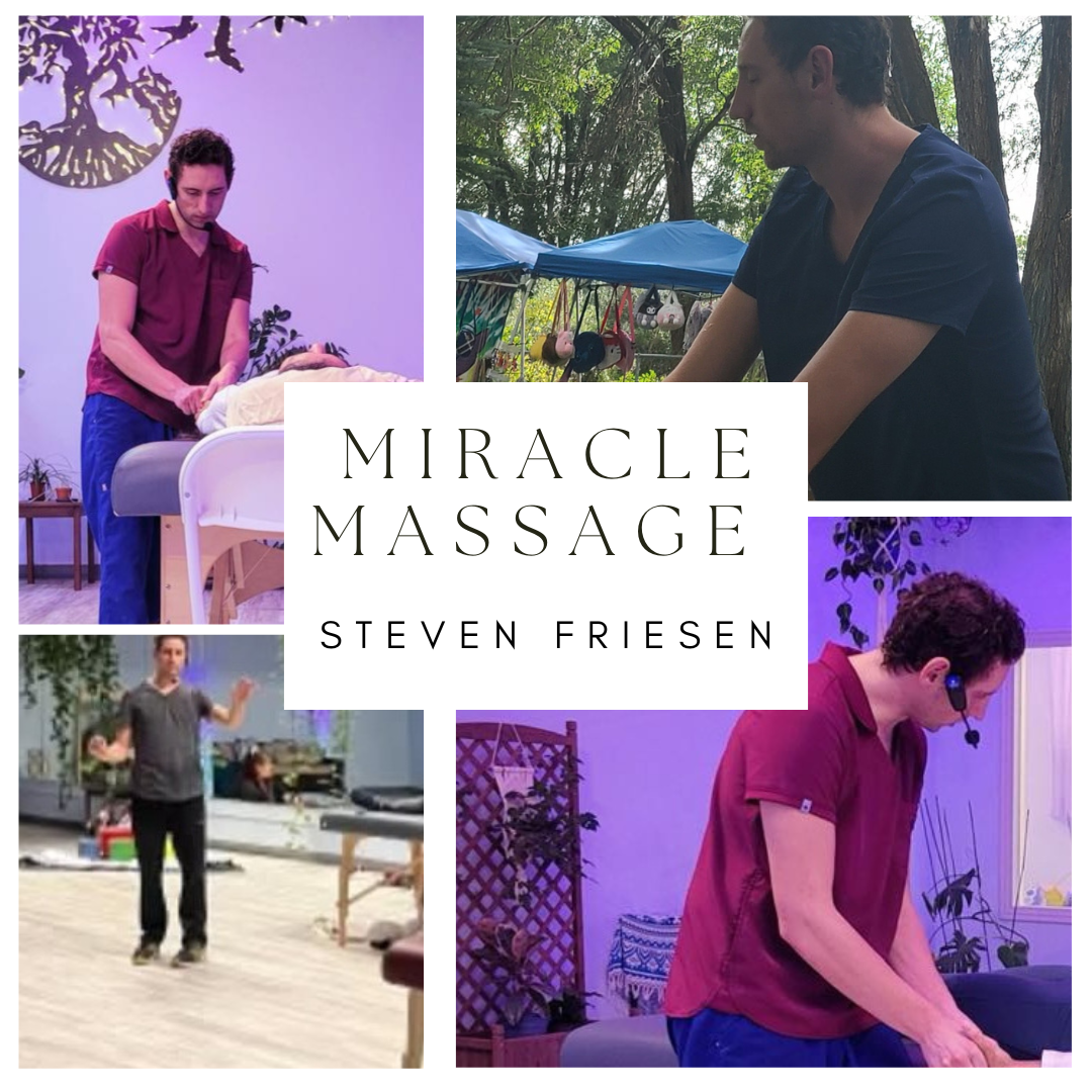 Miracle Massage promotional collage